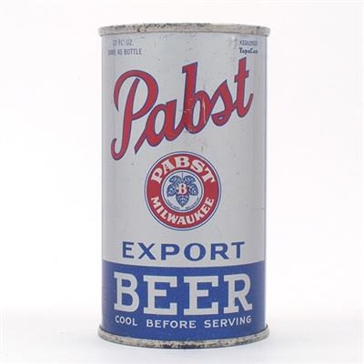 Pabst Export Opening Instruction Flat Top 111-9 EARLY SHARP
