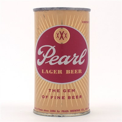 Pearl Beer Flat Top AMERICAN UNION LABEL 113-1