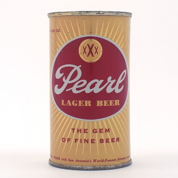 Pearl Beer Flat Top CCC NO UNION LABEL 113-1
