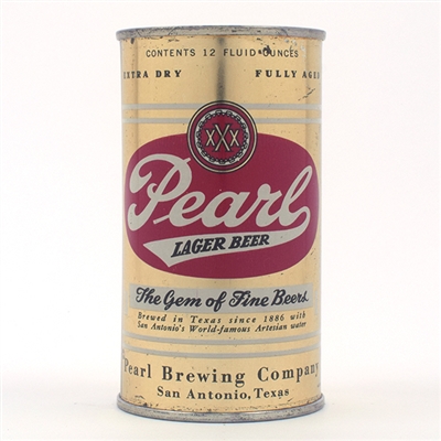 Pearl Beer Flat Top PALE GOLD 112-39
