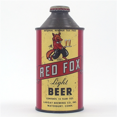 Red Fox Beer Cone Top 180-29