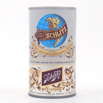 Schlitz Beer Foil Label Concept-Test Pull Tab 242-1