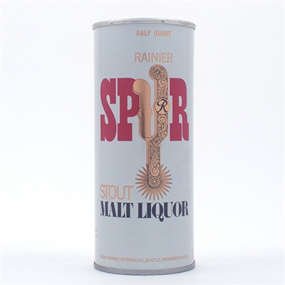 Spur Stout Malt Liquor Half Quart Pull Tab 167-30