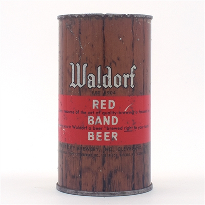 Waldorf Red Band Beer Flat Top 144-7