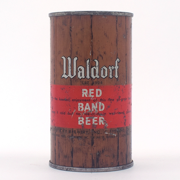 Waldorf Red Band Beer Flat Top 144-8