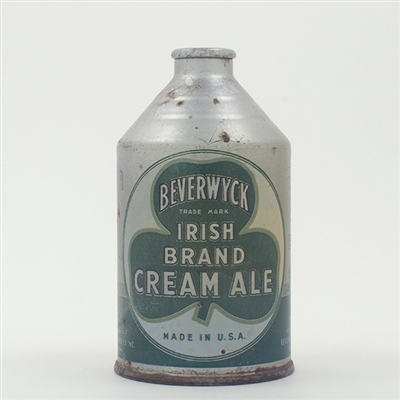 Beverwyck Irish Brand Cream Ale Crowntainer RARE