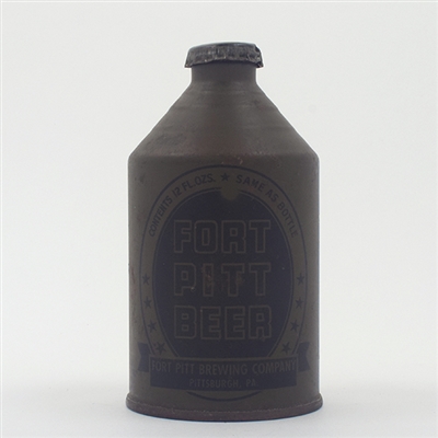 Fort Pitt Beer Olive Drab WWI Era Crowntainer