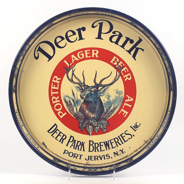 Deer Park Breweries 1930s Serving Tray