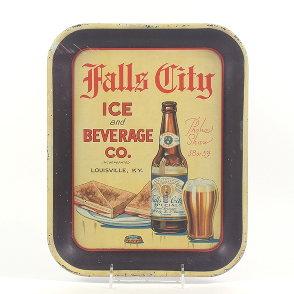 Falls City Ice and Beverage Co Prohibition Era Serving Tray
