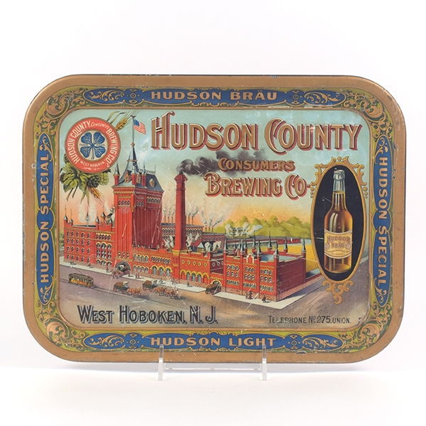 Hudson County Consumers Brewing Co Pre-Prohibition Tray