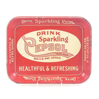 Pepsol Soft Drink 1930s Serving Tray