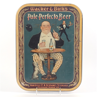 Wacker and Birks Pre-Prohibition Serving Tray RARE