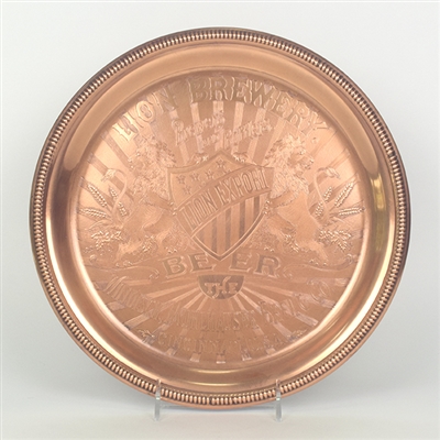 Windisch Muhlhauser Brewing Pre-Prohibition Copper Serving Tray