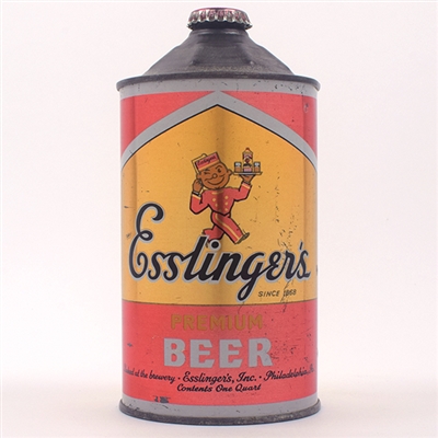 Esslingers Beer Quart Cone Top TOUGH 208-18