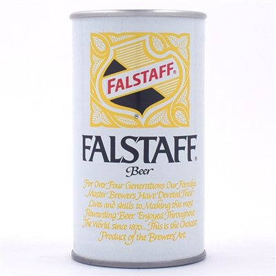 Falstaff Beer Prototype or Proof Pull Tab 232-6