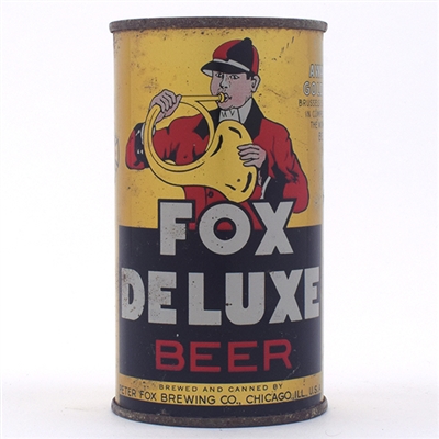 Fox De Luxe Beer Opening Instruction Flat Top 65-2