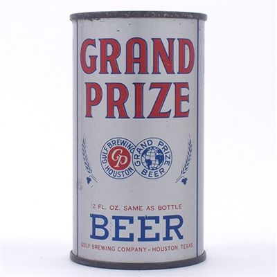 Grand Prize Beer Opening Instruction Flat Top 74-6 NICE