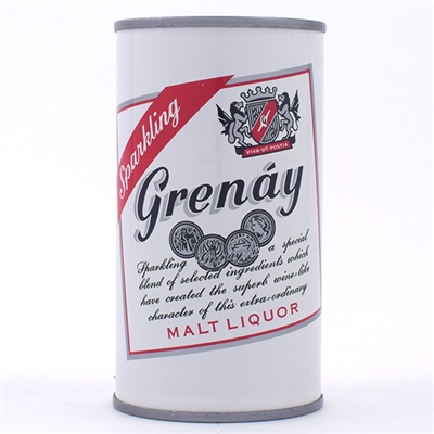 Grenay Malt Liquor Pull Tab WITH FLAT TOP LID 71-30