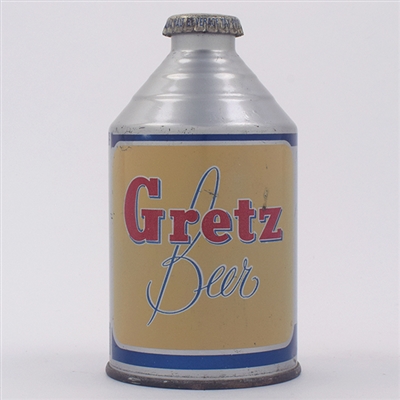 Gretz Beer Crowntainer Cone Top CLEAN 195-2
