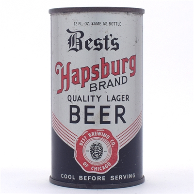 Hapsburg Beer Best Opening Instruction Flat Top 80-19