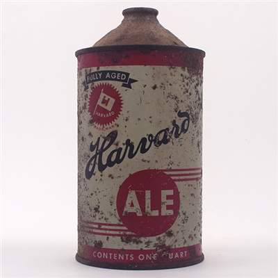 Harvard Ale Quart Cone Top GRAY 211-17