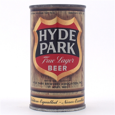 Hyde Park Beer Flat Top 84-30 WOW