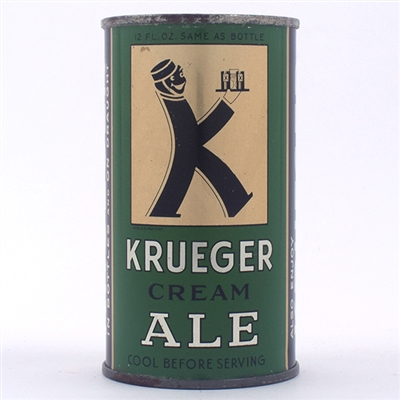 Krueger Ale Opening Instruction Flat Top 89-27