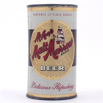 McAvoys Malt Marrow Beer Flat Top NICE 94-20
