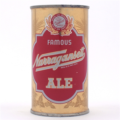 Narragansett Ale Flat Top KEGLINED CLEAN 101-19
