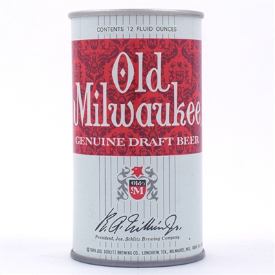 Old Milwaukee Draft Test Pull Tab UNLISTED MINTY