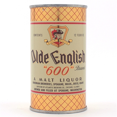 Olde English 600 Malt Liquor Flat Top BOHEMIAN 108-40 MINTY