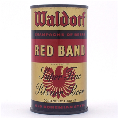 Waldorf Red Band Opening Instruction Flat Top RARE 858