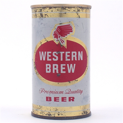 Western Brew Beer Flat Top 145-6 SCARCE
