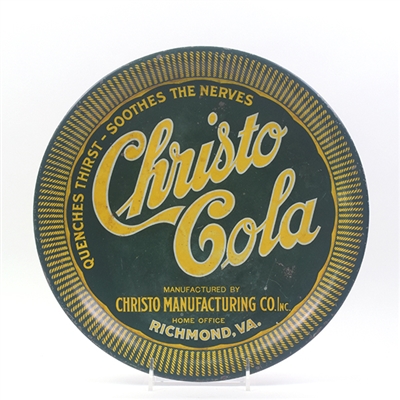 Christo Cola Prohibition Era Soda Tray