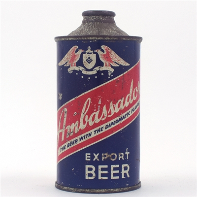 Ambassador Beer Cone Top RARE 150-15