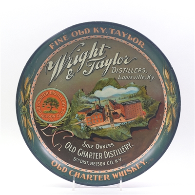 Wright and Taylor Distillers Pre-Prohibition Tray