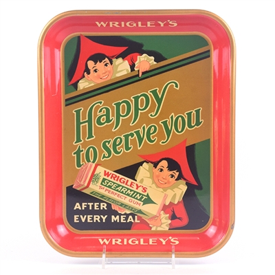 Wrigleys Spearmint Gum 1930s Serving Tray