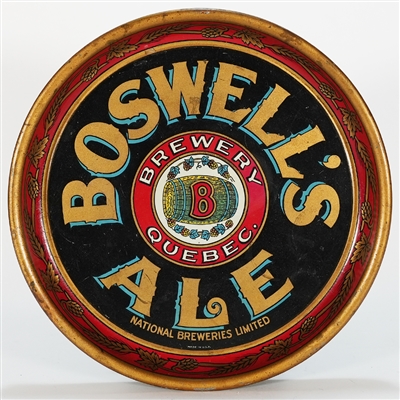Boswell Ale National Breweries Limited Barrel Tray