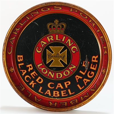 Carlings Porter Amber Ale Red Cap Black Label Lager Tray
