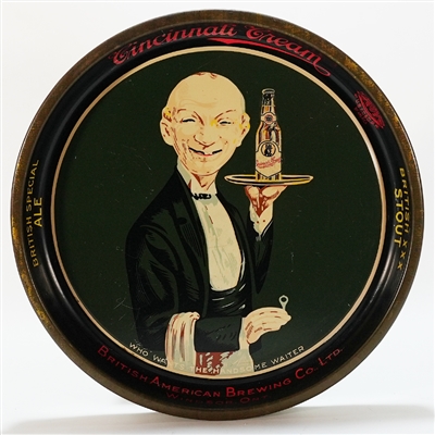 Cincinnati Cream British Special Ale Stout Handsome Waiter Tray