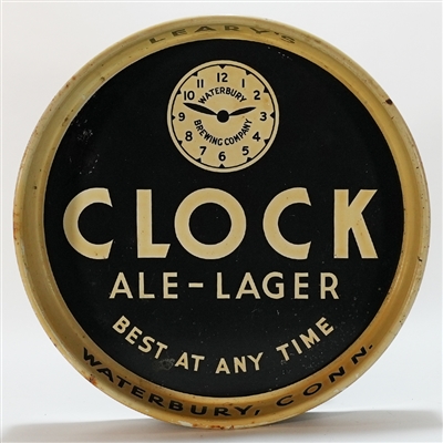 Clock Ale Lager Best Any Time Learys Tray