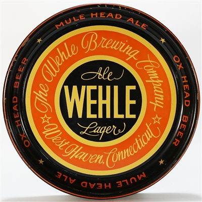 Wehle Ale Lager Mule Head Ox Head Beer Tray