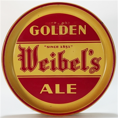 Weibels Golden Ale Since 1851 Serving Tray TOUGH
