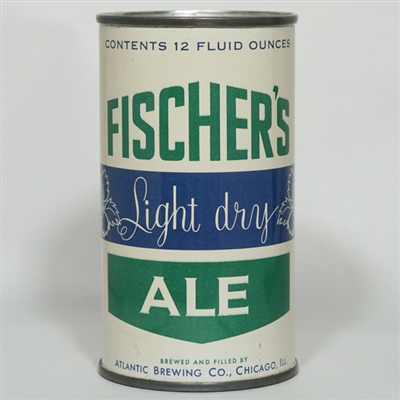 Fischers Light Dry Ale Flat Top CHICAGO 63-20