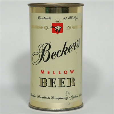 Beckers Mellow Beer Flat Top METALLIC GOLD 11 OZ 35-31