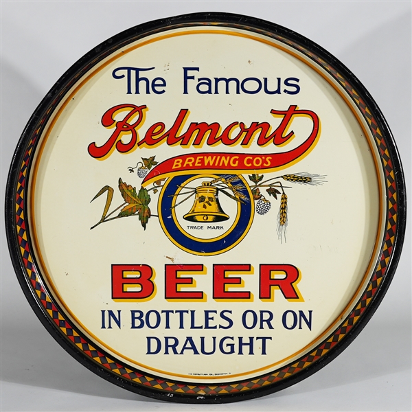 Belmont Famous Beer In Bottles Draught Tray 