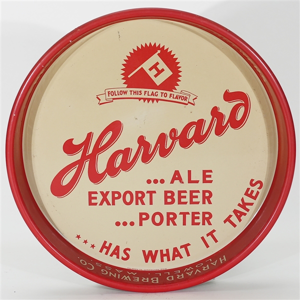 Harvard Ale Export Beer Porter Has What It Takes Tray 