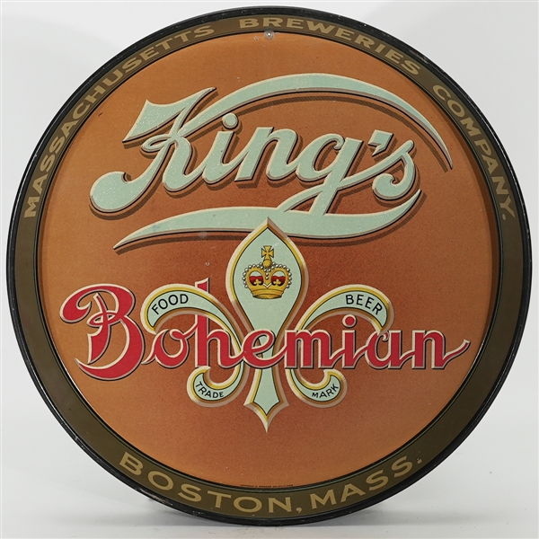 Massachusetts Breweries Kings Bohemian Tray 