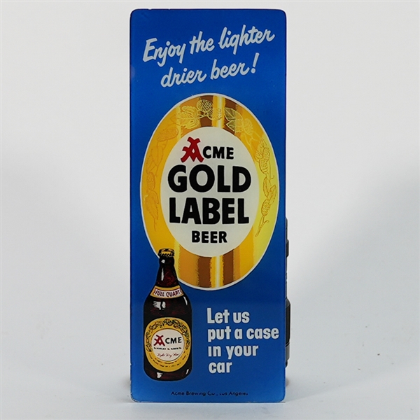 Acme Gold Label Beer RPG Glass MINTY 