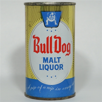 Bull Dog Malt Liquor Flat Top STOUT TOP 45-33